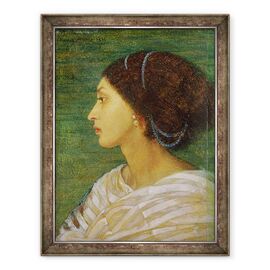 Tablou inramat - Joanna Boyce Wells - seful unei femei mulatto - - Roveli