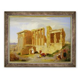 Tablou inramat - Charles Lock Eastlake - Erechtheum, Atena, cu figuri in prim-plan - - Roveli
