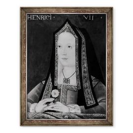 Tablou inramat - scoala engleza - Portretul Elisabetei de York 1465-1503 ulei pe panza - - Roveli