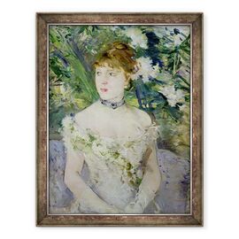 Tablou inramat - Berthe Morisot - Tanara in rochie de bal - - Roveli