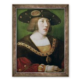 Tablou inramat - Bernard van Orley - Portretul lui Carol V 1500-58 1516 - - Roveli
