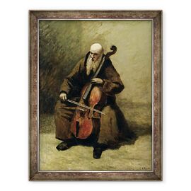 Tablou inramat - Jean Baptiste Camille Corot - Calugarul - - Roveli
