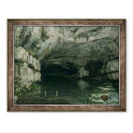 Tablou inramat - Gustave Courbet - Grota din Loue - - Roveli