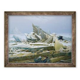Tablou inramat - Caspar David Friedrich - Marea Polara - - Roveli
