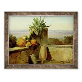 Tablou inramat - Friedrich Nerly - Balcon roman - - Roveli