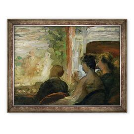 Tablou inramat - Honore Daumier - O cutie la teatru - - Roveli