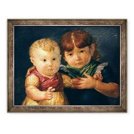 Tablou inramat - Philipp Otto Runge - Copiii artistului, Maria Dorothea si Otto Sigismund Runge - - Roveli