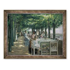 Tablou inramat - Max Liebermann - Terasa de la restaurantul Jacob din Nienstedten pe Elba - - Roveli