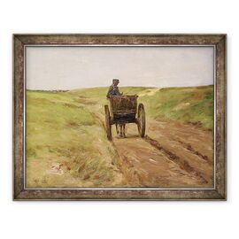Tablou inramat - Max Liebermann - Cos de cumparaturi in Katwijk - - Roveli