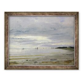Tablou inramat - Jacob Gensler - Plaja de la Blankenese - - Roveli