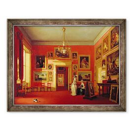 Tablou inramat - Robert Huskisson - Galeria Lordului Northwick de la casa Thirlestaine - - Roveli