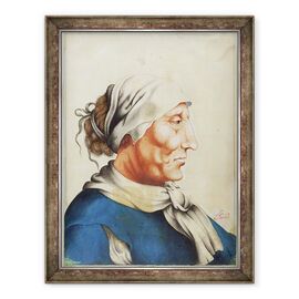Tablou inramat - Alexander Marshal - seful unui batran - - Roveli