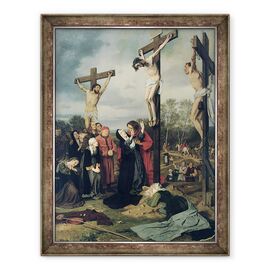 Tablou inramat - Eduard Karl Franz von Gebhardt - Crucifixion - - Roveli