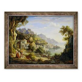 Tablou inramat - Joachim Faber - in Golful Salerno - - Roveli