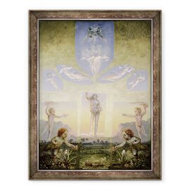 Tablou inramat - Philipp Otto Runge - Dimineata a doua versiune - - Roveli