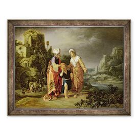 Tablou inramat - Pieter Lastman - Expulzarea lui Agar - - Roveli