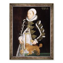 Tablou inramat - Steven van der Meulen - Portretul unei femei, probabil Catherine Carey - - Roveli