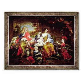 Tablou inramat - Pierre Mignard - Marele Delfin cu sotia si copiii sai - - Roveli