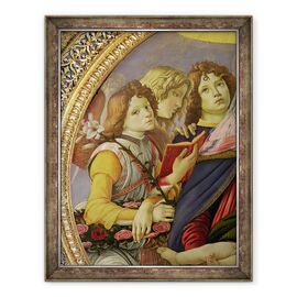 Tablou inramat - Sandro Botticelli - Fecioara si Copil cu sase ingeri - - Roveli