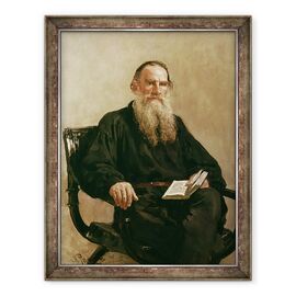 Tablou inramat - Ilya Efimovich Repin - Lev Tolstoi 1828-1910 1887 - - Roveli