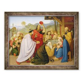 Tablou inramat - Friedrich Overbeck - Adorarea Regilor - - Roveli