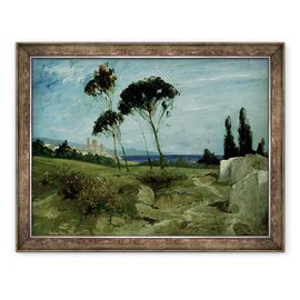 Tablou inramat - Hans Speckter - Peisaj la Nettuno - - Roveli