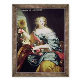 Tablou inramat - Scoala franceza - Portret De Francoise-Athenaise Rochechouart de Mortemart 1641-1707 Marchiza de Montespan - - Roveli
