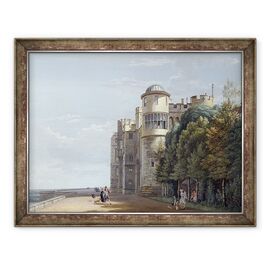Tablou inramat - Paul Sandby - Terasa de Nord, Castelul Windsor - - Roveli