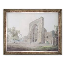 Tablou inramat - Thomas Daniell - Intrarea principala a Moscheea Jami, Jaunpur - - Roveli