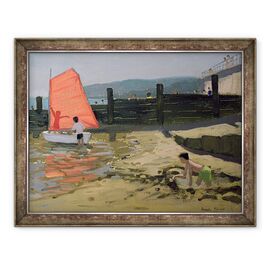 Tablou inramat - Andrew Macara - Navigare Rosie - - Roveli