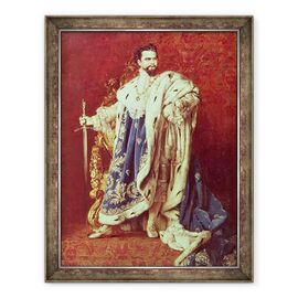 Tablou inramat - Gabriel Schachinger - Ludwig II 1845-86 1887 - - Roveli