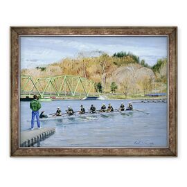 Tablou inramat - Timothy Easton - Departe de debarcader - - Roveli