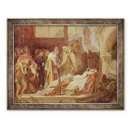 Tablou inramat - Frederic Leighton - Reconcilierea Montaguilor si a Capuletelor - - Roveli