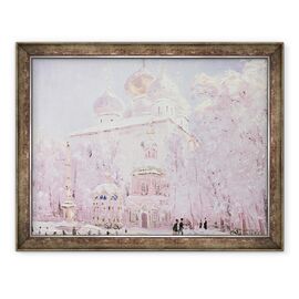 Tablou inramat - Nikolay Nikanorovich Dubovskoy - Iarna in Trinity-St. Serghie Lavra in Sergiyev Posad - - Roveli