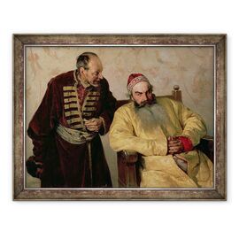 Tablou inramat - Klavdiy Vasilievich Lebedev - Pentru boier cu o denuntare - - Roveli