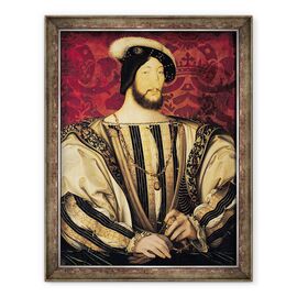 Tablou inramat - Jean Clouet - François I 1494-1547 - - Roveli