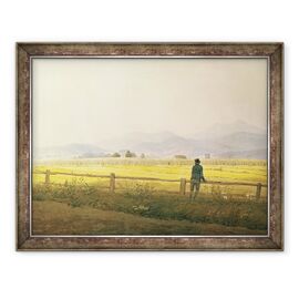 Tablou inramat - Caspar David Friedrich - Vedere de Schmiedebergerkamm - - Roveli