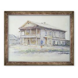 Tablou inramat - Vasilij Ivanovic Surikov - Casa lui Surikov la Krasnoiarsk - - Roveli