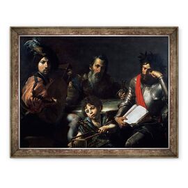 Tablou inramat - Valentin de Boulogne - Cele patru epoci ale omului - - Roveli