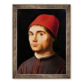 Tablou inramat - Antonello da Messina - Portretul unui barbat - - Roveli
