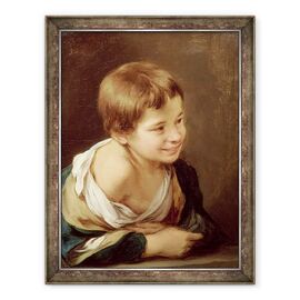 Tablou inramat - Bartolome Esteban Murillo - Un baiat taran sprijinit pe un prag - - Roveli