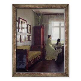 Tablou inramat - Georg Nicolai Achen - Interior - - Roveli