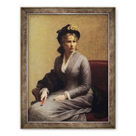 Tablou inramat - Ignace Henri Jean Fantin-Latour - Charlotte Dubourg 1850-1921 1882 - - Roveli