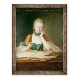Tablou inramat - Maurice Quentin de la Tour - Madame du Chatelet-Lomont - - Roveli