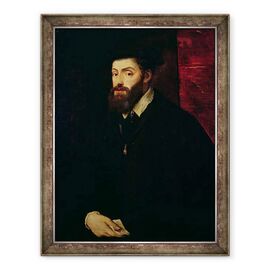 Tablou inramat - Titian - Portretul lui Carol V 1500-58 - - Roveli