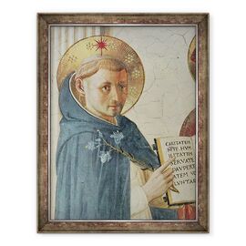Tablou inramat - Fra Angelico - Madonna delle Ombre, detaliu al St. Dominic - - Roveli