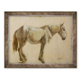 Tablou inramat - Jacques-Laurent Agasse - Studiul unui cal gri - - Roveli