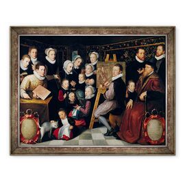 Tablou inramat - Otto van Veen - Pictura artistului, inconjurat de familia sa - - Roveli