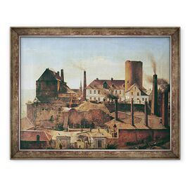 Tablou inramat - Alfred Rethel - Fabrica Harkort de la Burg Wetter - - Roveli