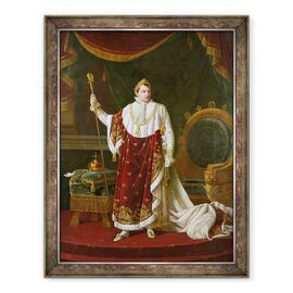 Tablou inramat - Robert Lefevre - Portretul lui Napoleon 1769-1821 in robe de incoronare - - Roveli